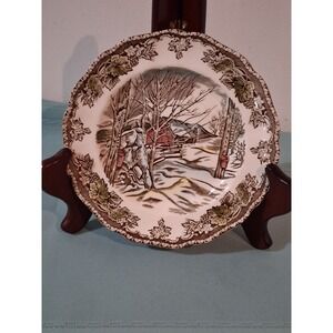 Johnson Brothers The Friendly Village Sugar Maples Bread Plate England 6.25in